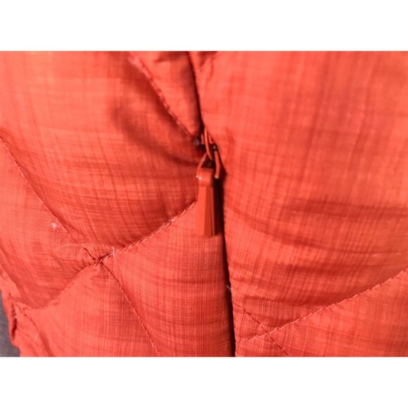 Golite Women's Puffer Down Vest Diamond Quilted Pattern Orange XS - Picture 5 of 12